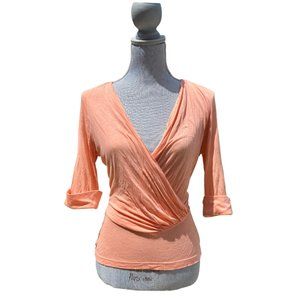 Beautiful And Soft Andy The-Anh Women Peach Blouse 100% Viscose